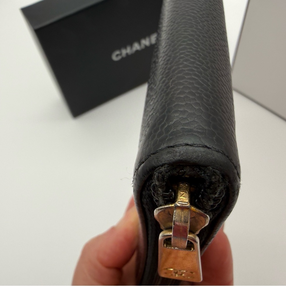 Chanel Caviar Large Timeless CC Zip Around Wallet - Picture 4 of 15